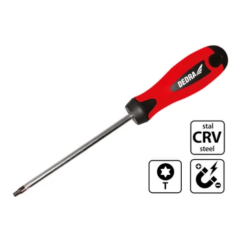 DEDRA Csavarhúzó Torx T6x60mm, CrV