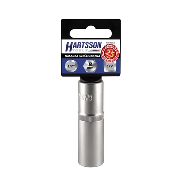 DEDRA 1/2""-os 6 lapú hosszú dugókulcs 8