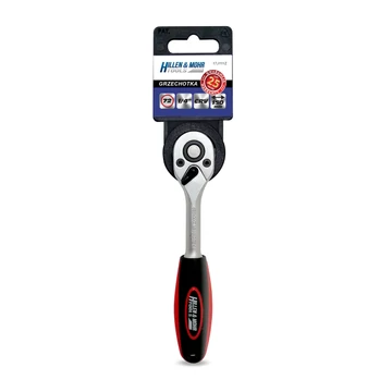 DEDRA Racsnis kulcs 1/4"", 72T, CRV 6140,  egyenes