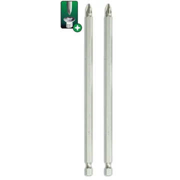 DEDRA Csavarhúzó bitek Pozidriv PZ2x150mm, 2db blister