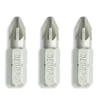 DEDRA Csavarhúzó bitkészlet  Pozidriv PZ1/2/3x25mm, blister