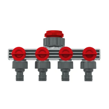 DEDRA Négyes csapcsatlakozó 1/2""-3/4""-1"", kártya