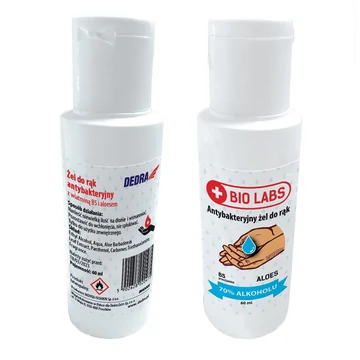 DEDRA Antibakteriáls kézfertőtlenítő gél 60ml