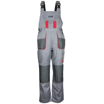 DEDRA Védő kertésznadrág L/52 méretben, szürke, Comfort line, 190g/m2 grammatúra