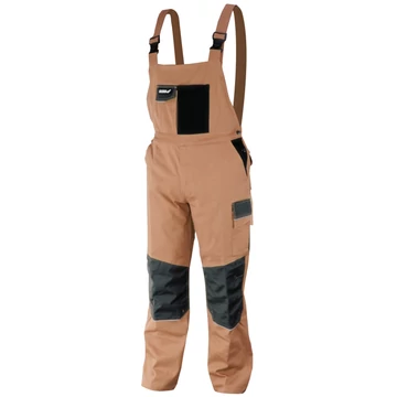 DEDRA Védő kertésznadrág XXL/58, méretben, pamut+ elasztán, 270g/m2 grammatúra