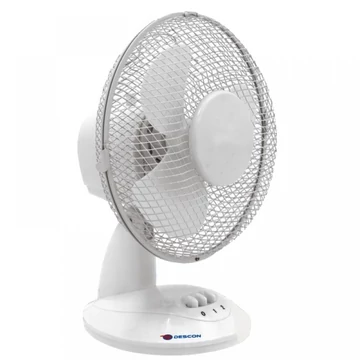 DEDRA Asztali ventillátor 9"", fehér