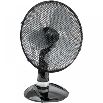 DEDRA Asztali ventillátor 12"", fekete