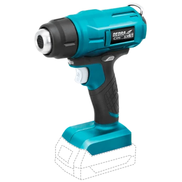 DEDRA Akkumulátoros hőlégfúvó 18V