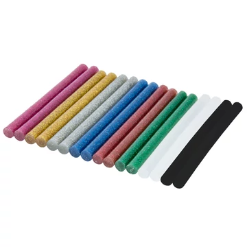 DEDRA Ragasztópatron ezüst csillám 8db 7-8x100mm