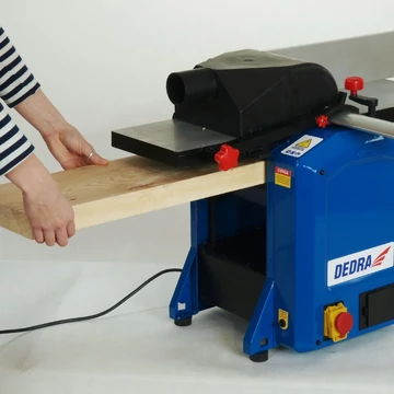 DEDRA Nagyoló- simító, 1,5kW, maximális szélesség 204mm, maximális magasság 210mm