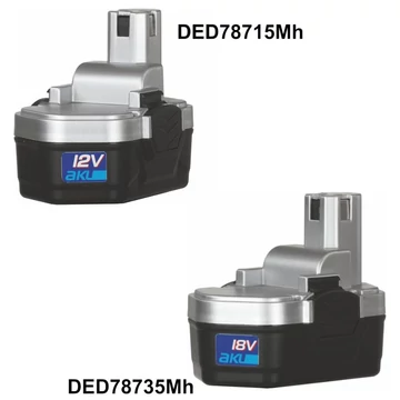 DEDRA AKKUMULÁTOR NI-MH 12V, 1,2 Ah pro DED7871