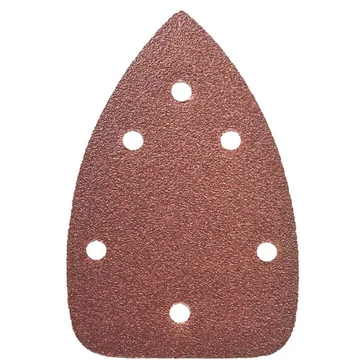 DEDRA Delta csiszolópapír 140x140x80mm, 40gr, tépőzáras, 5db-os szett