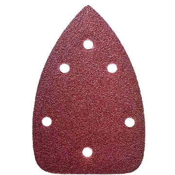 DEDRA Delta csiszolópapír 140x140x80mm, 60gr, tépőzáras, 5db-os szett