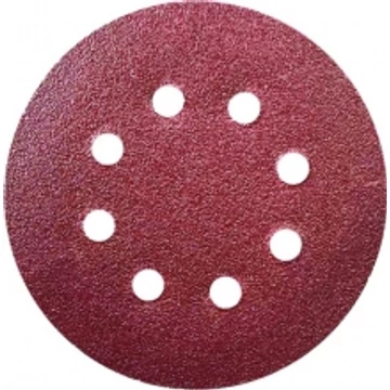 DEDRA Csiszolókorong 125mm, 180gr, tépőzáras, 5db-os szett