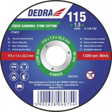 DEDRA 115x1,5x22,2 kőre