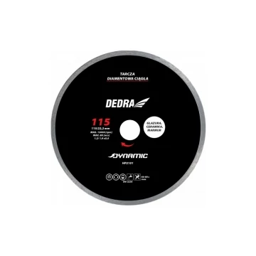 DEDRA Folyamatos vágóélű gyémánttárcsa csempe 180/25,4mm Dynamic