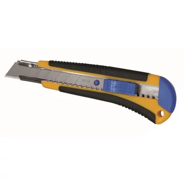 DEDRA Kés 18mm+1cserélhető él, gumi fogantyú, 24db.