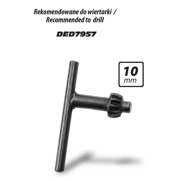 DEDRA Fúró tokmánykulcs 10mm