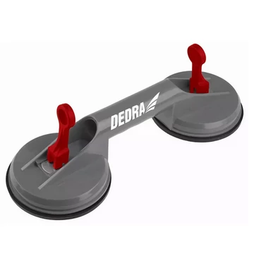 DEDRA Tapadókorong üveghez, dupla, 2x118mm, max. 60kg