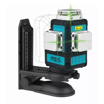 DEDRA Multilézer 3D 18V, zöld, bőrönd SAS