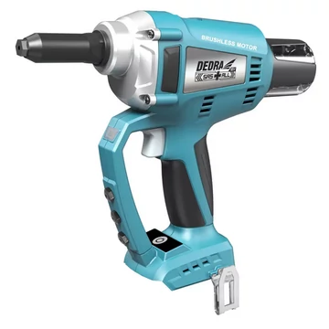 DEDRA Szegecselőgép, szénkefe nélküli 10kN, 18V