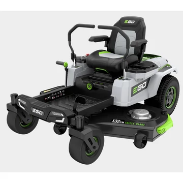 EGO 56V akkumulátoros Zero Turn traktor 132 cm szett