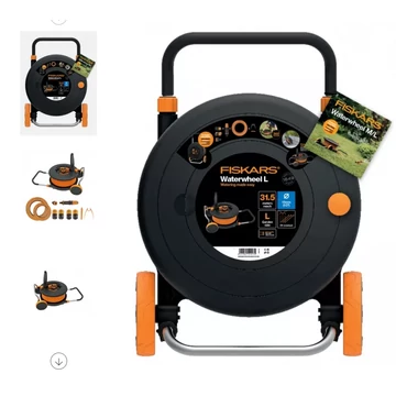 Fiskars Comfort L-es tömlőkocsi 30 m tömlővel Q3 (1023644) 