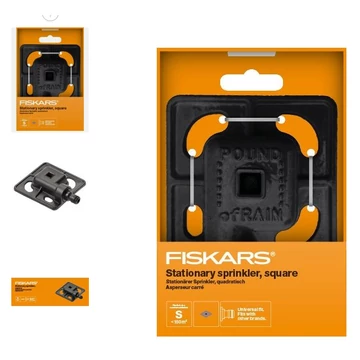 Fiskars álló esőztető, szögletes, rozsdamentes fém váz (1023664) 