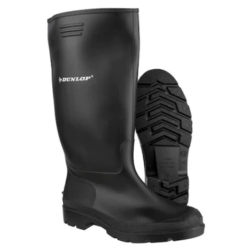 Dunlop gumicsizma hosszú fekete