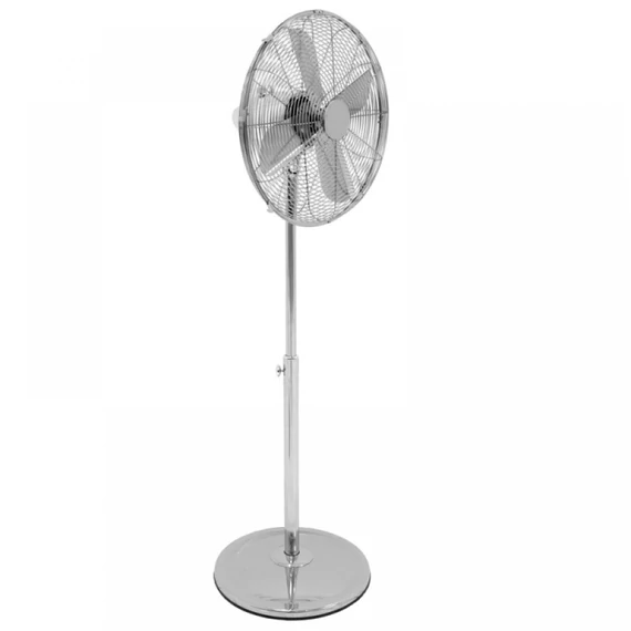 DEDRA Állványos ventillátor 16"", króm